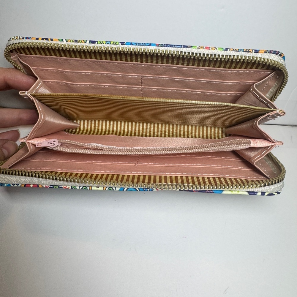 Multicolor Geometric Pattern Wallet - image 6